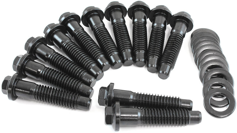CHRYSLER INTAKE BOLTS BLACK 12POINT HEAD SMALL BIG BLOCK