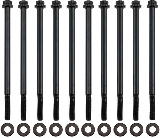 GM LS INTAKE BOLTS BLACK      12 POINT HEAD M6 PACK OF 10