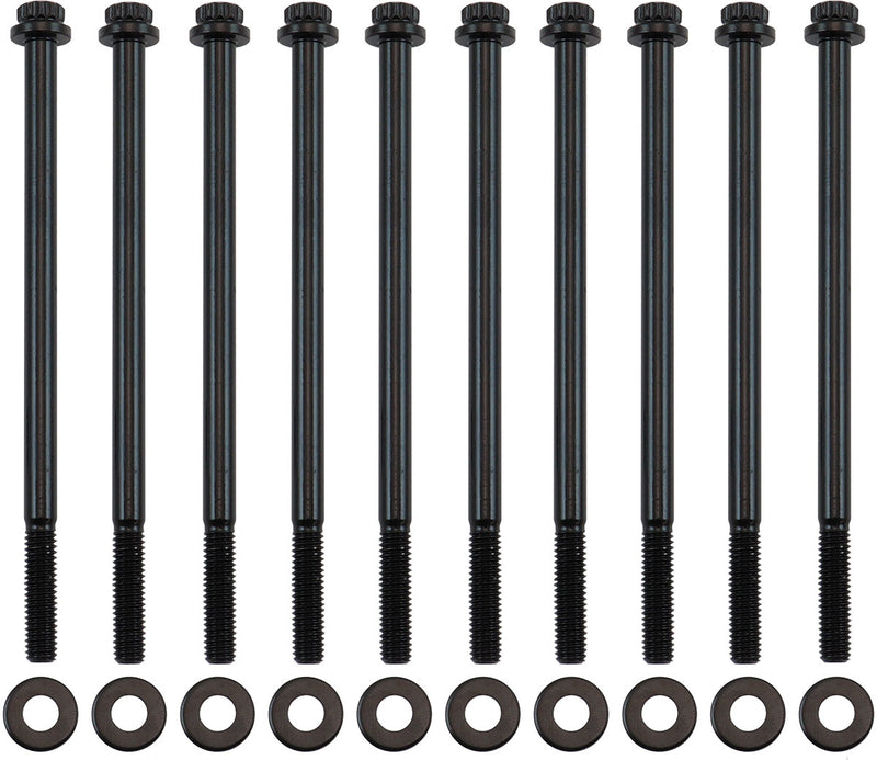 GM LS INTAKE BOLTS BLACK      12 POINT HEAD M6 PACK OF 10
