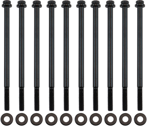 GM LS INTAKE BOLTS BLACK      12 POINT HEAD M6 PACK OF 10
