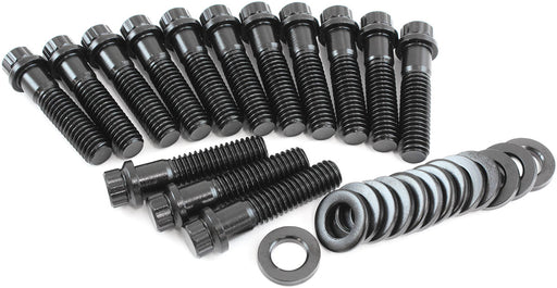 HOLDEN V8 INTAKE BOLTS BLACK  12 POINT 253 308 304 PACK 10