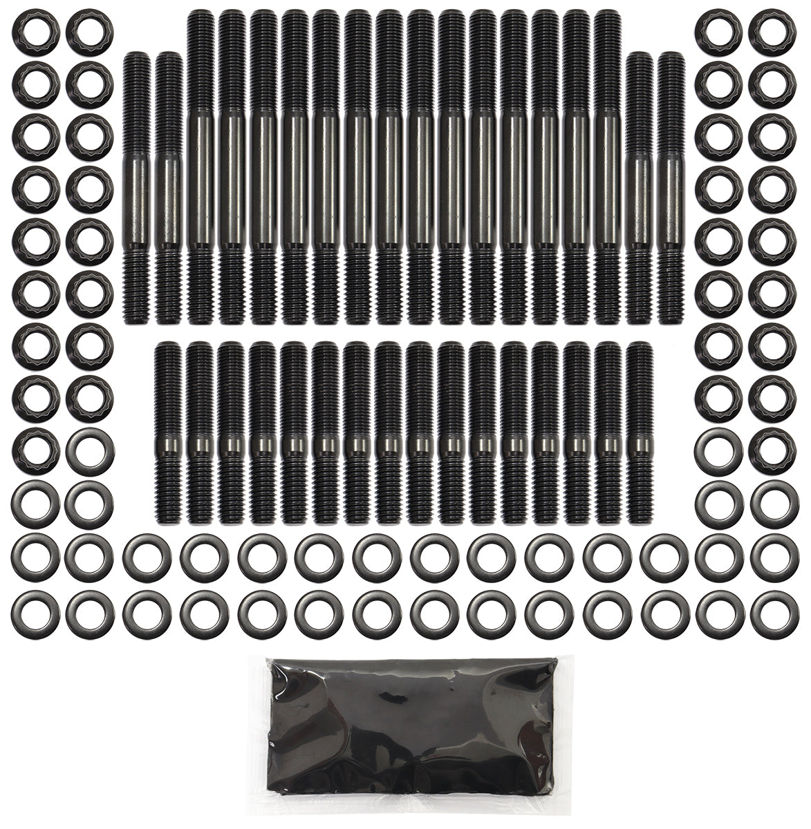 SMALL BLOCK CHEV HEAD STUD KIT12pt, OE, AF,EDEL,BRODIX,DART SBC Aeroflow - AF 37-2000 Default Title