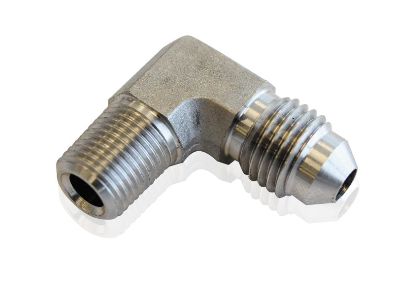 S/S 90 DEG 1/8" NPT TO -3AN