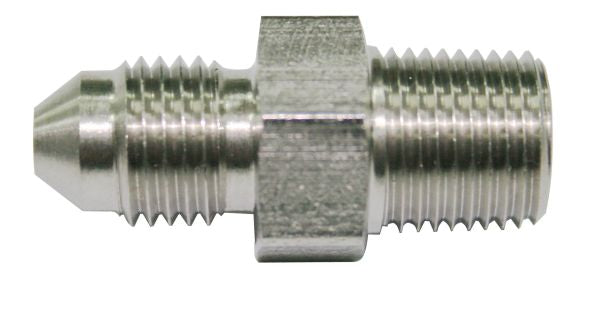 1/8" BSP to -4AN STRAIGHT     STAINLESS STEEL (MALPASSI)