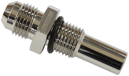 9/16"-18 NPSM LONG to -6AN    WITH CRUSH WASHER ZINC STEEL