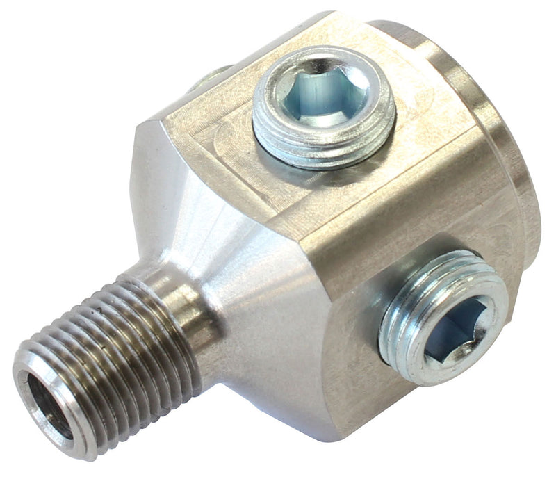 1/8" BSP TO NPT BLOCK ADAPTER 1 x MALE TO 5 x FEMALE TEE