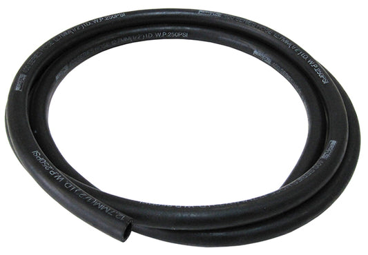 BLACK PUSH LOCK HOSE -6 (3/8")3M RUBBER 9.5mm ID 15.8mm OD
