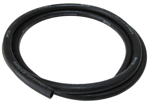 BLACK PUSH LOCK HOSE -12  3/4"1M RUBBER 19mm ID 26mm OD