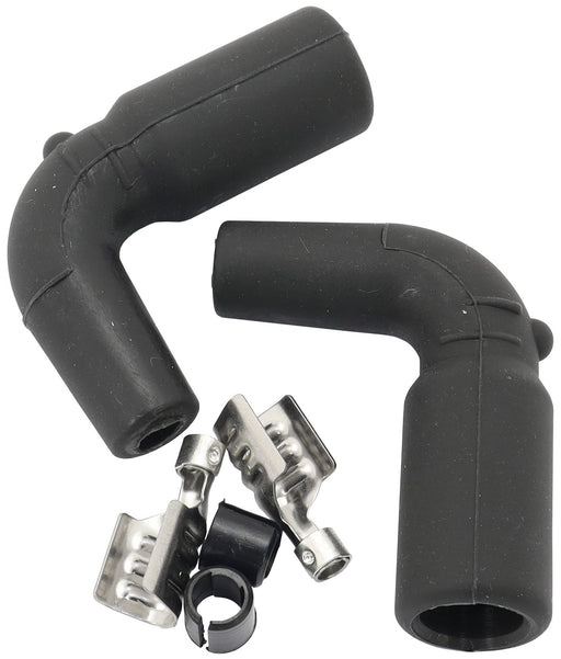 COIL BOOTS & TERM LS (2 PACK) 90 DEG. 2 BOOTS & 2 TERMINALS