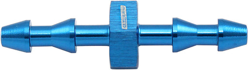 3mm PUSH LOCK BARB JOINER     BLUE 1/8" MALE TO MALE BARB
