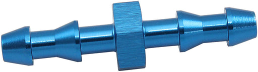 4mm PUSH LOCK BARB JOINER     BLUE 5/32" MALE TO MALE BARB