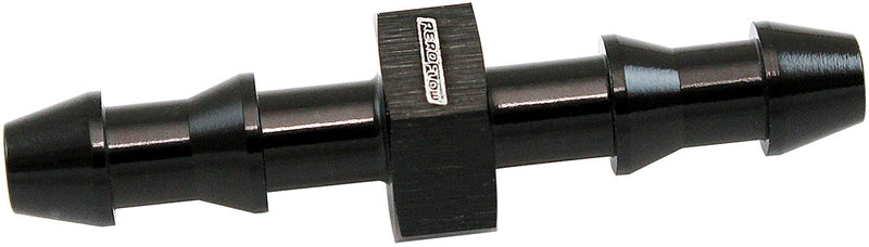 5mm PUSH LOCK BARB JOINER     BLACK 3/16" MALE TO MALE BARB