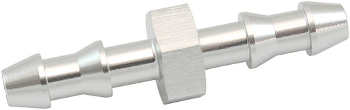 5mm PUSH LOCK BARB JOINER     SILVER 3/16" MALE TO MALE BARB