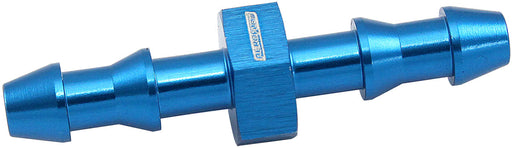 5mm PUSH LOCK BARB JOINER     BLUE 3/16" MALE TO MALE BARB