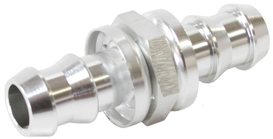 8mm to 3/8" / -6 PUSHLOCK HOSEJOINER SILVER MALE TO MALE
