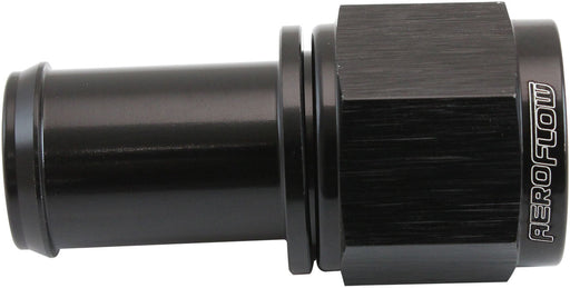 FEMALE -8AN TO 5/8" BARB      BLACK WITH TUBE NUT