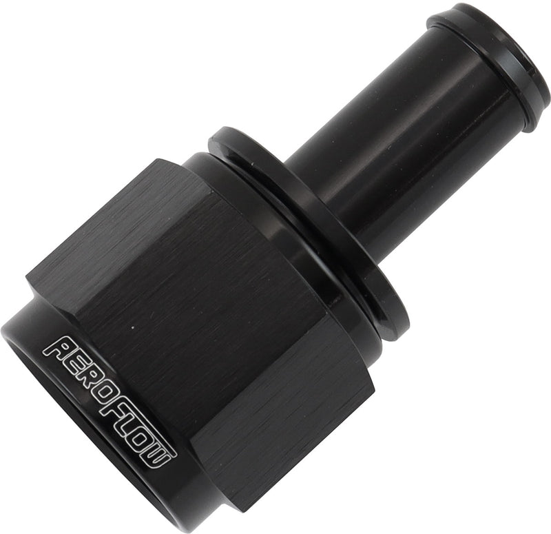 FEMALE -10AN TO 1/2" BARB     BLACK WITH TUBE NUT