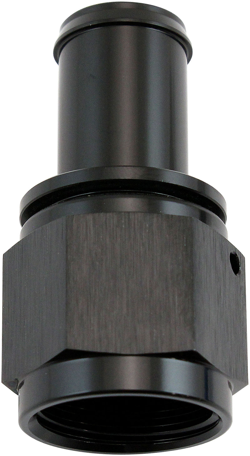 FEMALE -10AN TO 5/8" BARB     BLACK WITH TUBE NUT