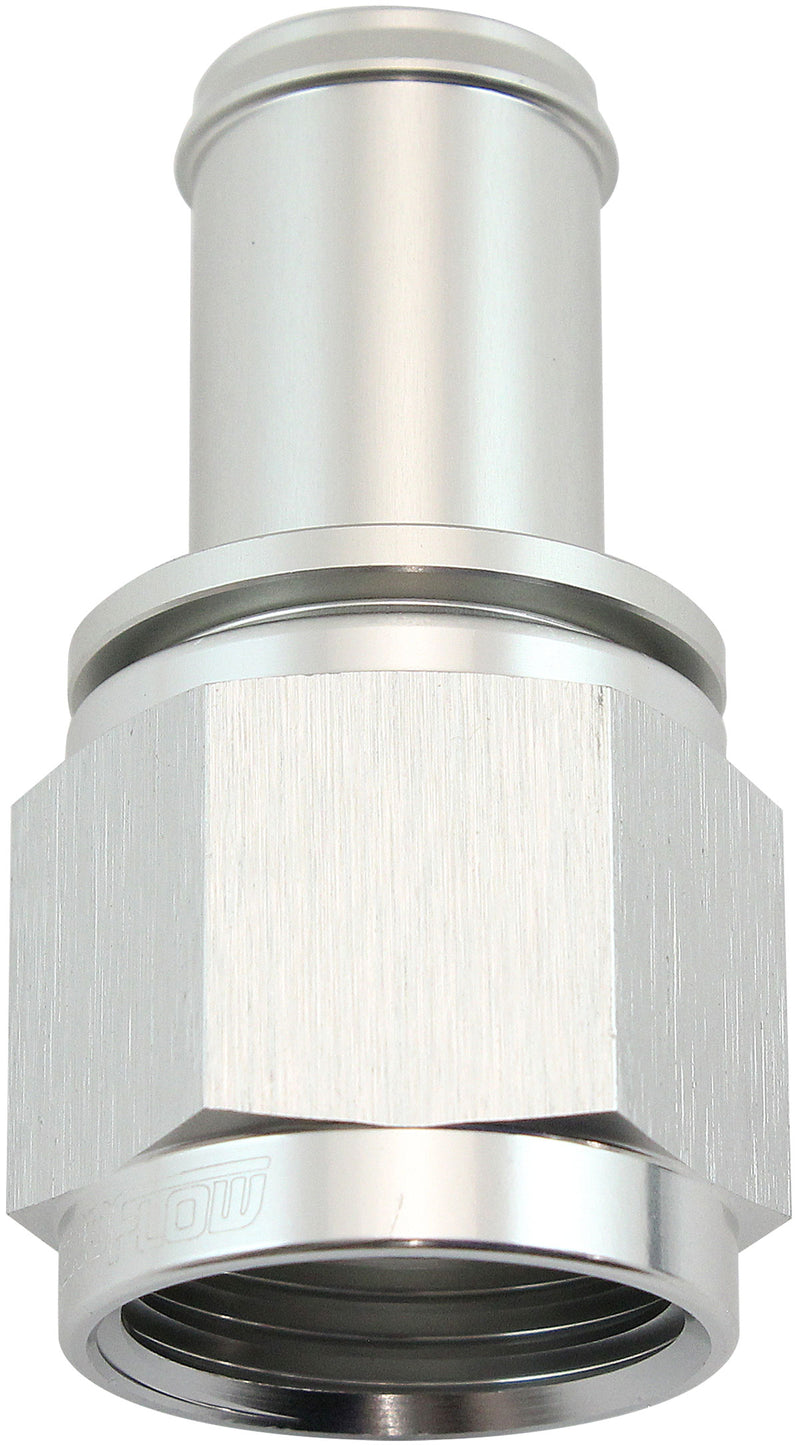 FEMALE -10AN TO 5/8" BARB     SILVER WITH TUBE NUT