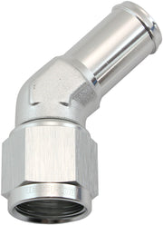 FEMALE -8AN 45DEG TO 1/2" BARBBLUE SWIVEL NUT