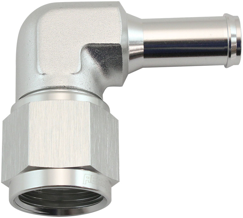 FEMALE -10AN 90DEG TO 1/2 BARBSILVER SWIVEL NUT