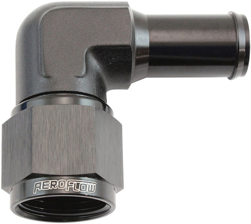 FEMALE -10AN 90DEG TO 5/8 BARBBLACK SWIVEL NUT