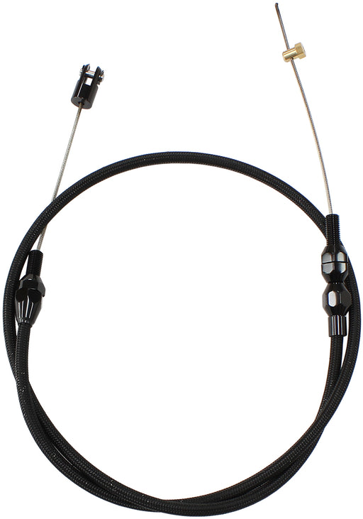LS1 THROTTLE CABLE STAINLESS  STEEL 36" 91cm LONG BLACK     AF 42-1101LS1BLK