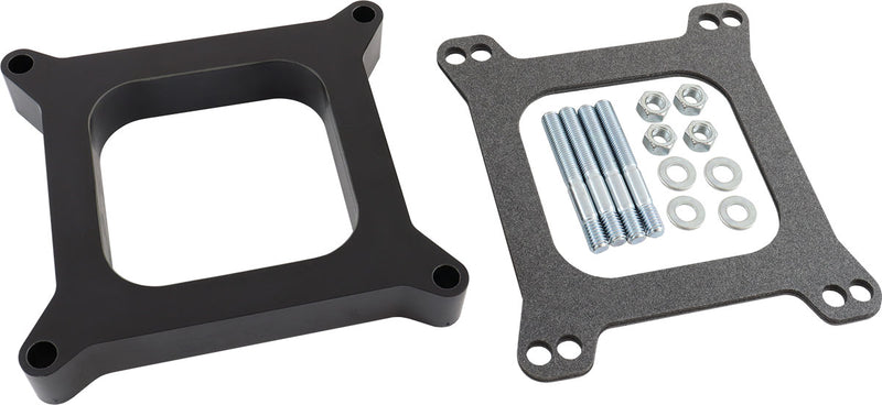 CARBURETTOR PHENOLIC 1" OPEN  SPACER BLACK 4150 CARBY