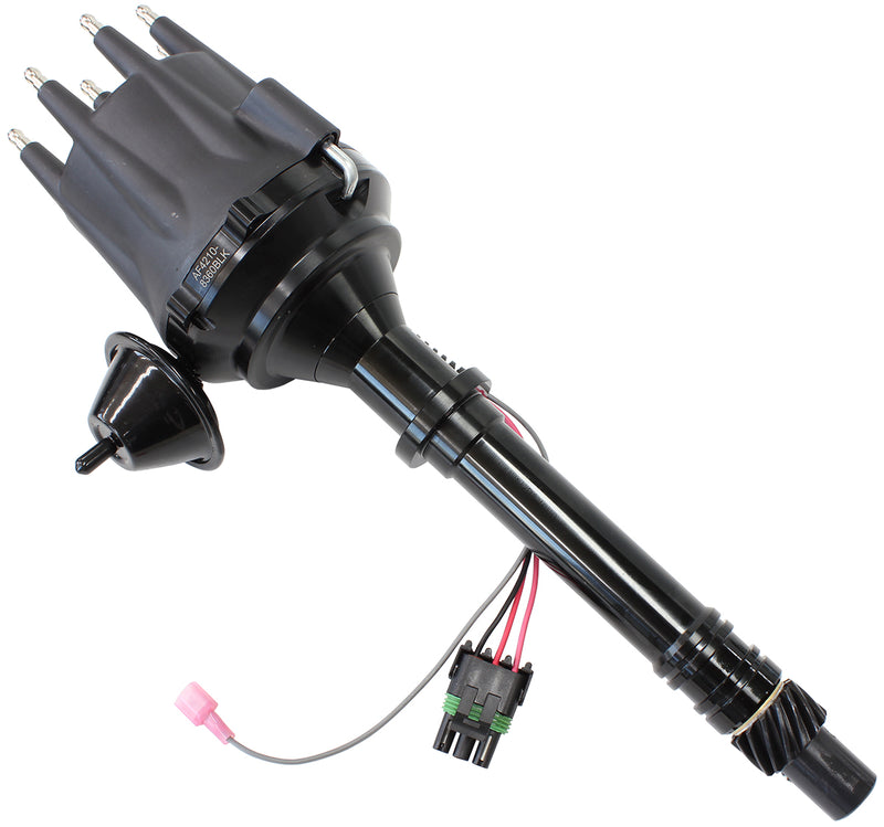 CHEVY SB BB READY TO RUN DIST VAC ADVANCE BLACK BODY & CAP