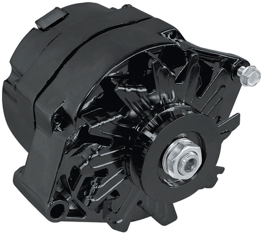 GM BLACK 100 AMP 1 OR 3 WIRE  CHEV STYLE ALTERNATOR