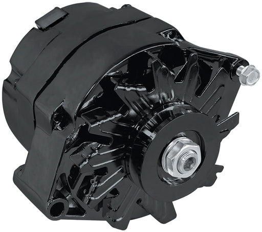 GM BLACK 120 AMP 1 OR 3 WIRE  CHEV STYLE ALTERNATOR