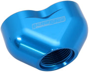 AEROFLOW -16AN TO 2 x -12AN   FEMALE ORB U BLOCK BLUE