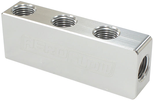 COMPACT DISTRIBUTION BLOCK    1 IN, 6 OUT ALL PORTS 1/8" NPT