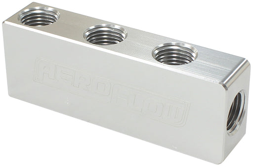 COMPACT DISTRIBUTION BLOCK    1 IN, 6 OUT ALL PORTS 1/8" NPT