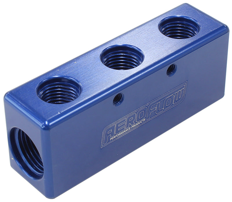3X -6ORB 2X -8ORB DISTRIBUTIONBLOCK BLUE COMPACT STYLE