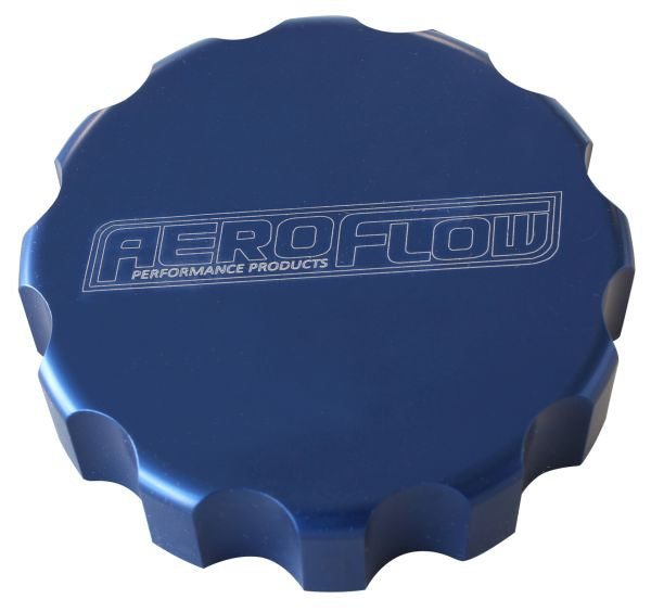 AEROFLOW RADIATOR CAP COVER   SMALL STYLE CAP BLUE