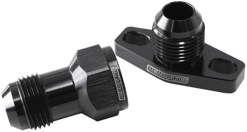 TURBO DRAIN ADAPTER -10AN MID LENGTH 38-44MM HOLE CENTRES