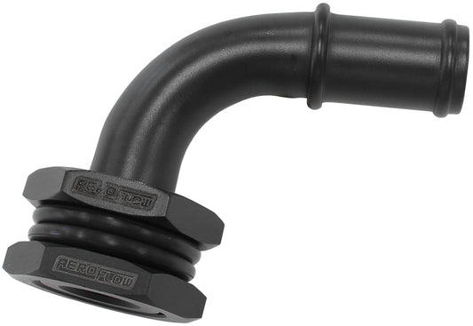 BULKHEAD 90 TURBO DRAIN 5/8   BARB OIL PAN SUMP ADAPTER Default Title