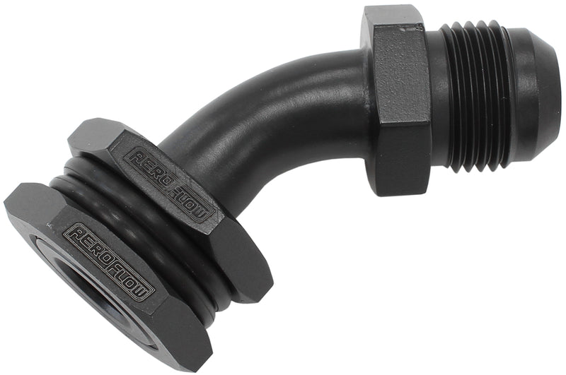 BULKHEAD 45 TURBO DRAIN -10AN MALE OIL PAN SUMP ADAPTER