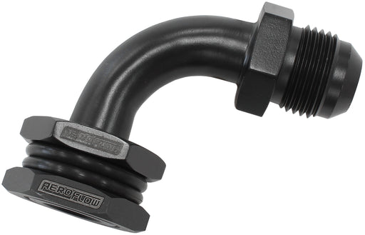 BULKHEAD 90 TURBO DRAIN -10AN MALE OIL PAN SUMP ADAPTER