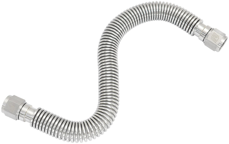 FLEXIBLE TURBO DRAIN HOSE S/S FEMALE 2 x -10AN 400MM LONG