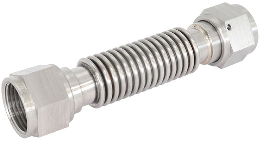 FLEXIBLE TURBO DRAIN HOSE S/S FEMALE 2 x -12AN 150MM LONG