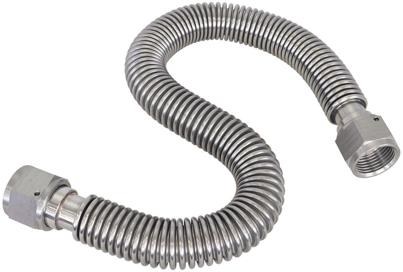 FLEXIBLE TURBO DRAIN HOSE S/S FEMALE 2 x -12AN 500MM LONG