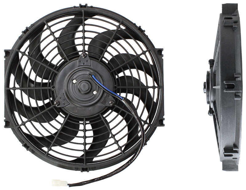 12" CURVED BLADE ELECTRIC FAN REVERSIBLE 1400CFM Default Title