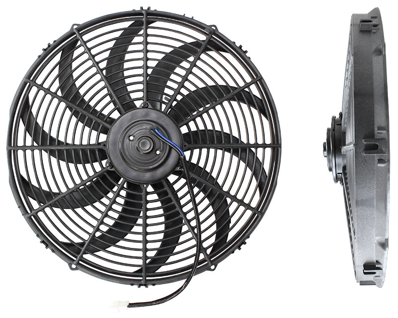 16" CURVED BLADE ELECTRIC FAN  REVERSIBLE 2000CFM Default Title