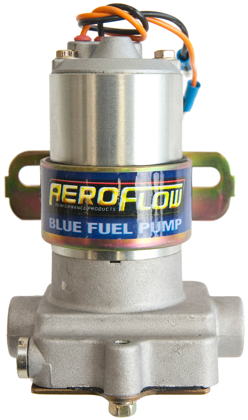 BLUE FUEL PUMP 14 PSI 110 GPH 3/8" BARB OR F/MALE 3/8" NPT