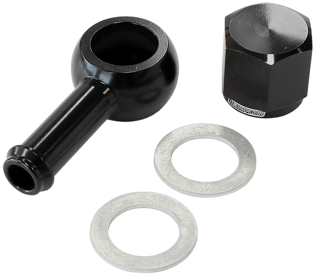AEROFLOW / BOSCH FUEL PUMP    8mm / 5/16"BANJO & NUT KIT BLA Default Title