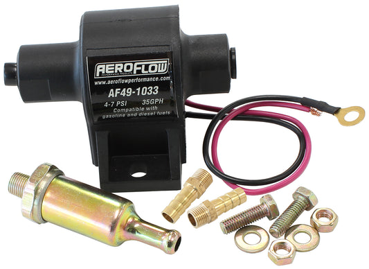 4-7 PSI 35gph inline fuel pump1/8" NPT inlet with 5/16" out Default Title
