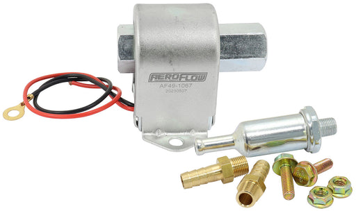 1.5 - 4 PSI 25 GPH INLINE FUELPUMP METAL 1/8" NPT FACET     5/16" Aeroflow - AF 49-1067