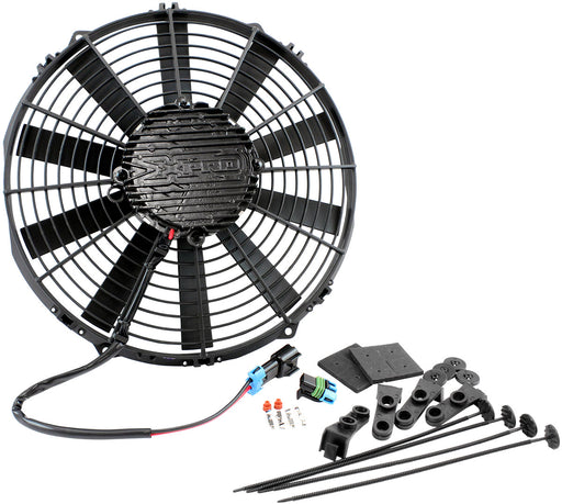 BRUSHLESS 12" ELECTRIC FAN    2100 CFM STRAIGHT BLADE